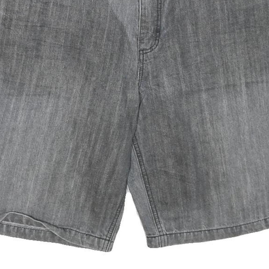 MAMBO Mens Shorts Grey Cotton Blend Casual L W38 Denim Style