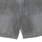 MAMBO Mens Shorts Grey Cotton Blend Casual L W38 Denim Style