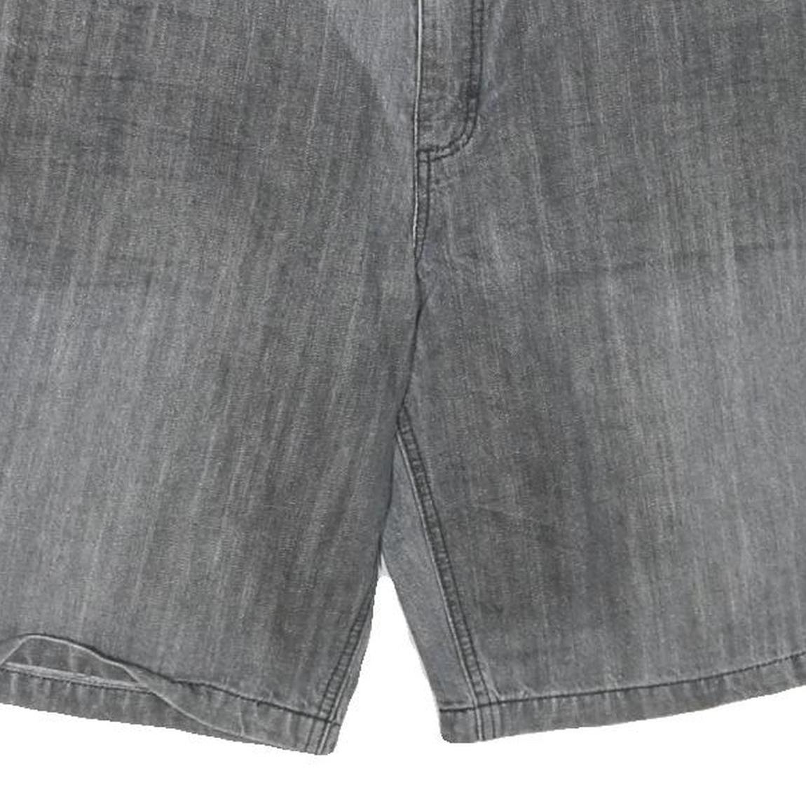 MAMBO Mens Shorts Grey Cotton Blend Casual L W38 Denim Style