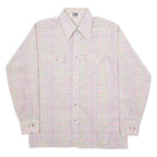 SECOND HAND ROSE Mens Shirt Red Check Long Sleeve L