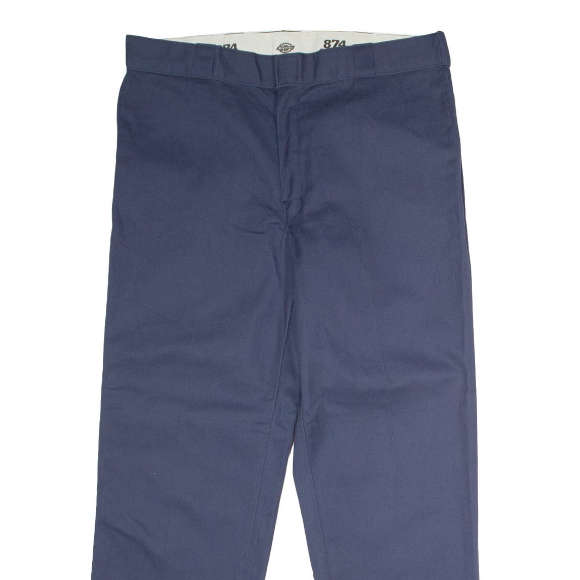 DICKIES 874 Workwear Mens Twill Trousers Blue Classic Straight W38 L30