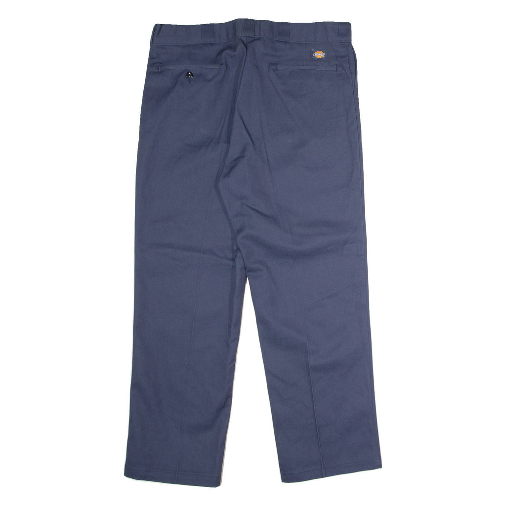 DICKIES 874 Workwear Mens Twill Trousers Blue Classic Straight W38 L30