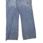 CARHARTT Mens Regular Blue Denim Jeans W36 L32 Workwear Straight Fit Cotton