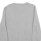 LEVI'S Mens Grey Sweatshirt Crew Neck S Cotton Blend Logo Print Casual Pullover