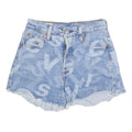 LEVI'S Womens Denim Blue Casual Shorts XXS W23 Cut-Off Frayed Hem