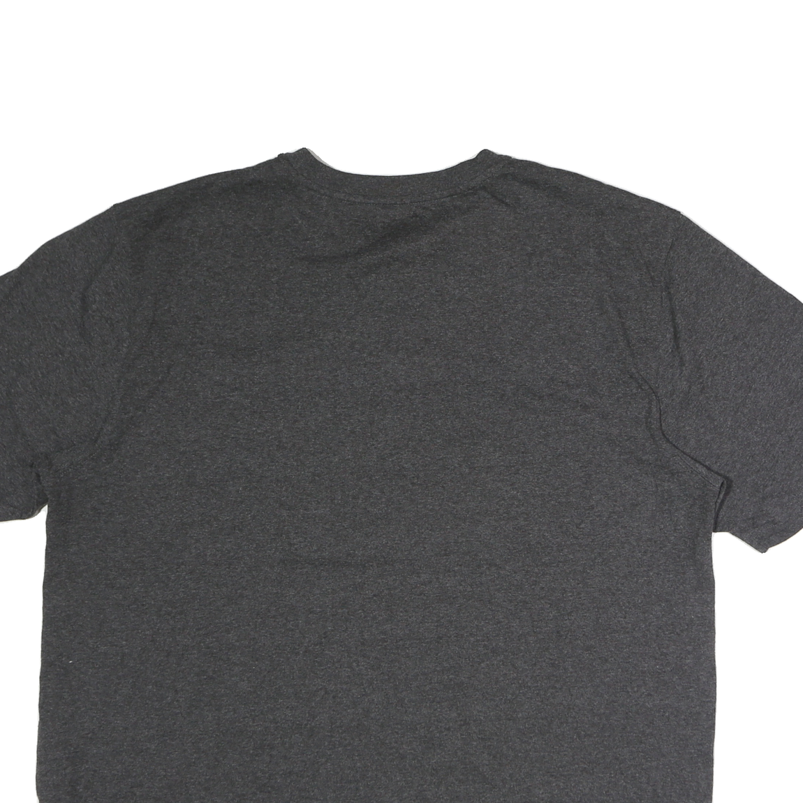 CARHARTT Mens Grey Henley T-Shirt XL Crew Neck Cotton Logo Pocket Casual