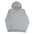 PUMA Mens Grey Pullover Hoodie M Cotton Casual Athletic Sweatshirt
