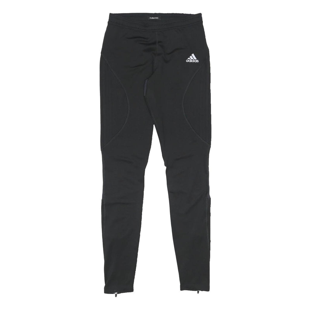 ADIDAS Womens Joggers Black M W24 L28 Slim Tapered Fit Sports Performance