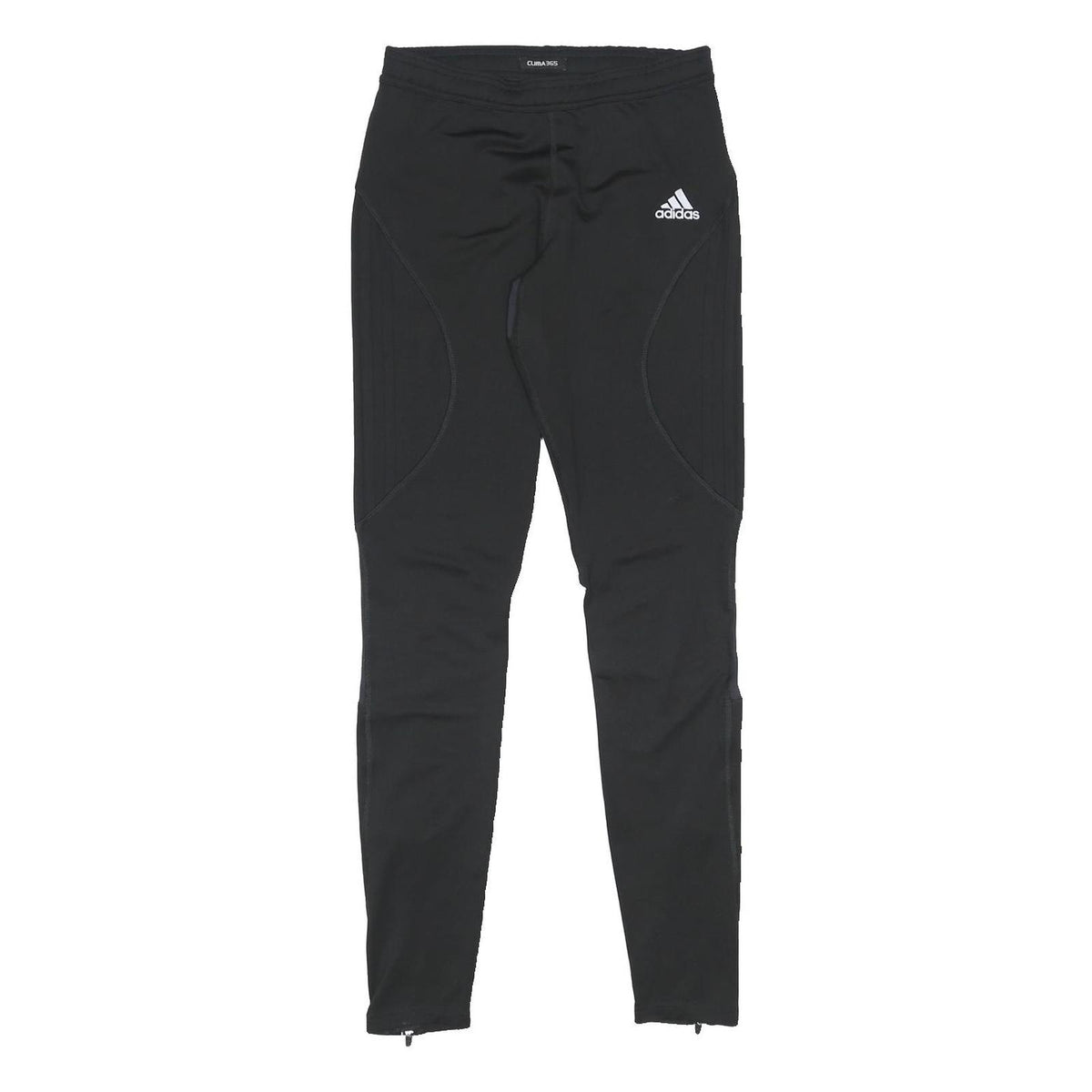 ADIDAS Womens Joggers Black M W24 L28 Slim Tapered Fit Sports Performance