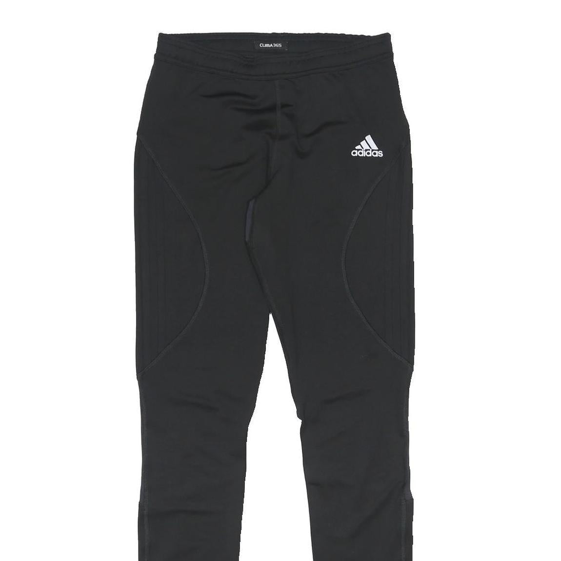 ADIDAS Womens Joggers Black M W24 L28 Slim Tapered Fit Sports Performance