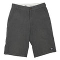 DICKIES Mens Grey Pinstripe Casual Shorts M W30 Workwear Cotton Blend