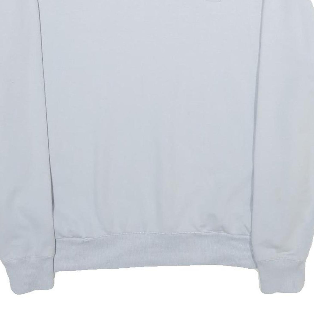 FILA Womens White Sweatshirt Crew Neck L Cotton Blend Casual Pullover