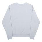 FILA Womens White Sweatshirt Crew Neck L Cotton Blend Casual Pullover