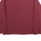 NEW BALANCE Mens Maroon Track Jacket M Polyester Zip Front University Logo