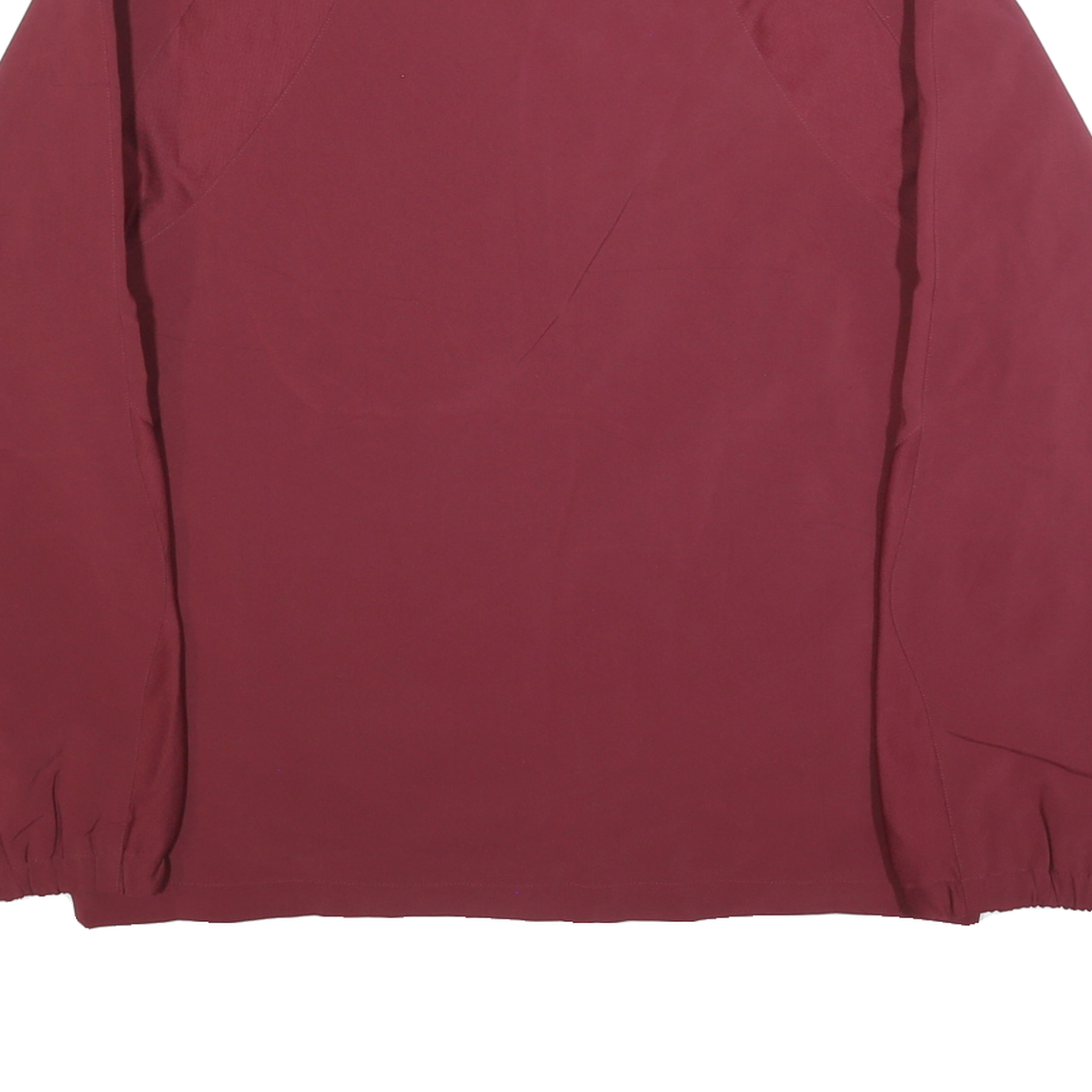 NEW BALANCE Mens Maroon Track Jacket M Polyester Zip Front University Logo