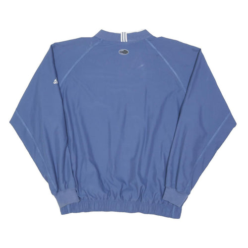 ADIDAS Mens Blue Polyester Blend Classic Jacket M Athletic Plain Sportswear