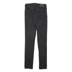 LEVI'S Womens Slim Black Denim Slim Fit Skinny Jeans W25 L28 Comfortable Stretch