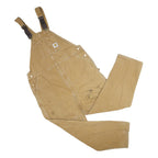 CARHARTT Mens Beige Cotton Dungarees Loose Fit Plain 3XL W46 L34 Heavy Duty