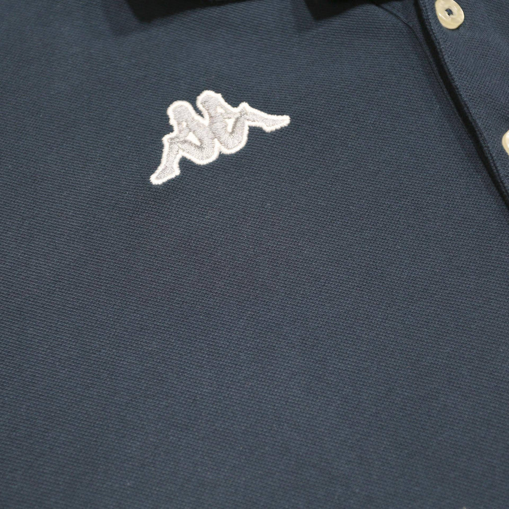 KAPPA Mens Blue & White Polo Shirt XL Cotton Casual Sports Short Sleeve Classic