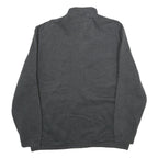 CALVIN KLEIN Mens Grey Cotton Zip Jacket XL Knit Classic Casual Comfortable