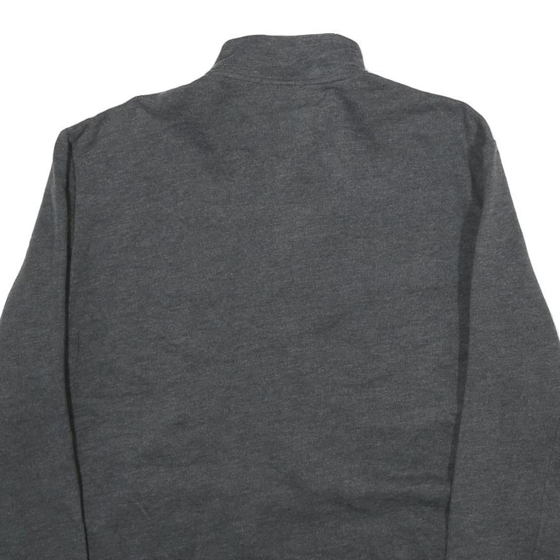 CALVIN KLEIN Mens Grey Cotton Zip Jacket XL Knit Classic Casual Comfortable