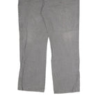 DICKIES Mens Cotton Grey Regular Straight Trousers W40 L30 Workwear Utility Zip