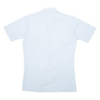 Mens Shirt White Striped M