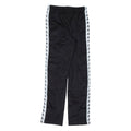 KAPPA Womens Track Pants Black Straight XS W26 L29