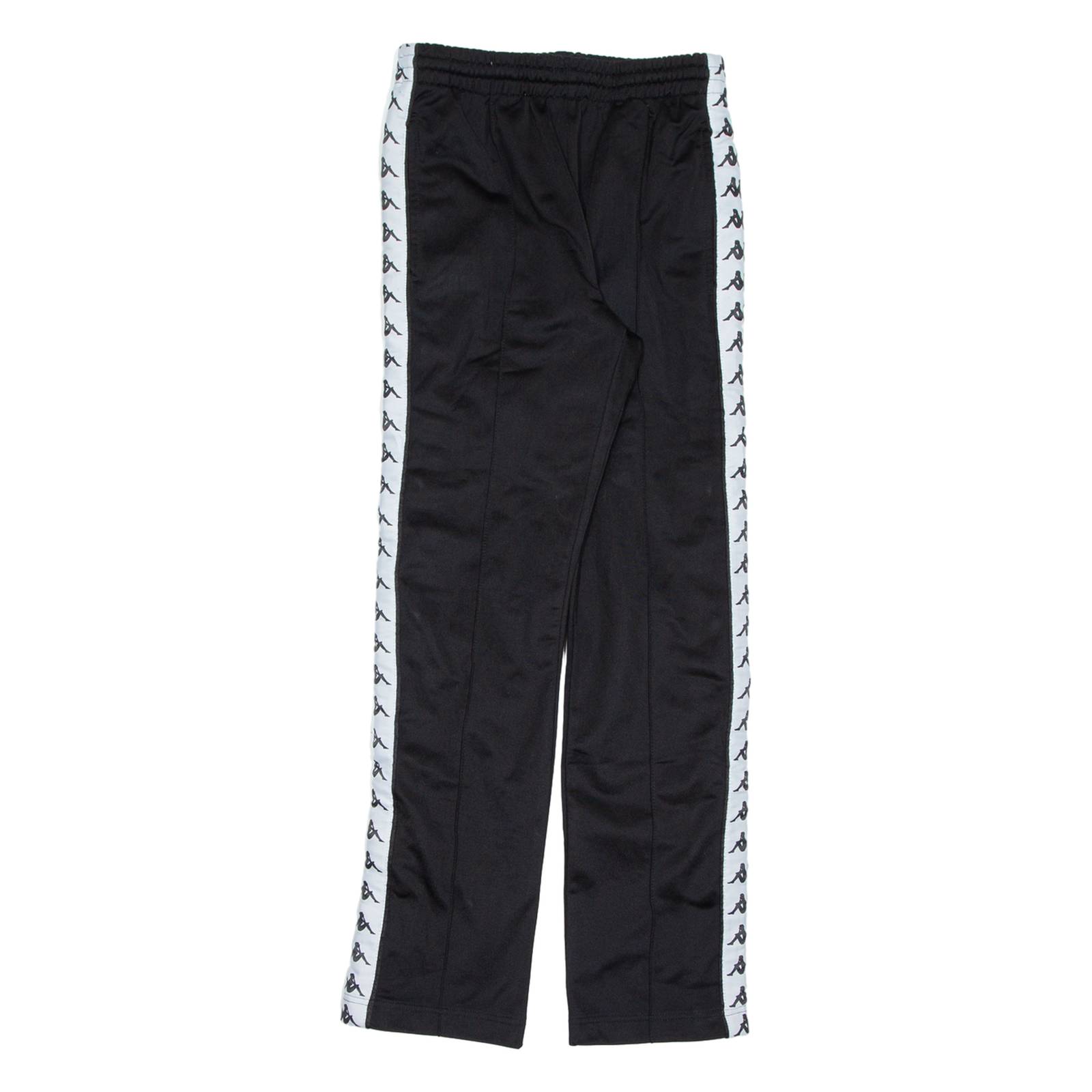 KAPPA Womens Track Pants Black Straight XS W26 L29