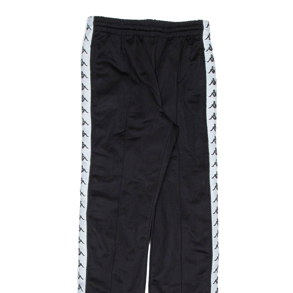 KAPPA Womens Track Pants Black Straight XS W26 L29