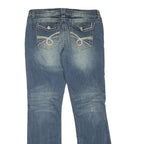 RUE 21 Womens Blue Regular Fit Straight Denim Medium Wash W32 L32 Casual