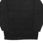 NAN DOVEY Womens Black And Red Patterned Jumper Round Neck Chunky Knit M Acrylic