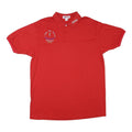 JERZEES Mens Red 1996 Embroidered Cotton Blend Polo Shirt XL Casual Classic Fit