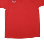 JERZEES Mens Red 1996 Embroidered Cotton Blend Polo Shirt XL Casual Classic Fit