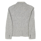 PENDLETON Womens Grey Wool Classic Jacket M Tweed Button Closure Tailored