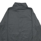 NIKE Womens Grey Zip Jacket L Polyester Plain Printed Sports Volleyball