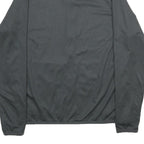 NIKE Womens Grey Zip Jacket L Polyester Plain Printed Sports Volleyball