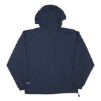 CHAMPION Mens Navy Blue Franklin College Pullover Jacket M Polyester Blend