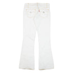 LEVI'S Superlow Womens Trousers White Regular Flared W29 L30