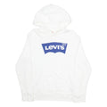 LEVI'S Mens White Hoodie S