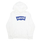 LEVI'S Mens White Hoodie S
