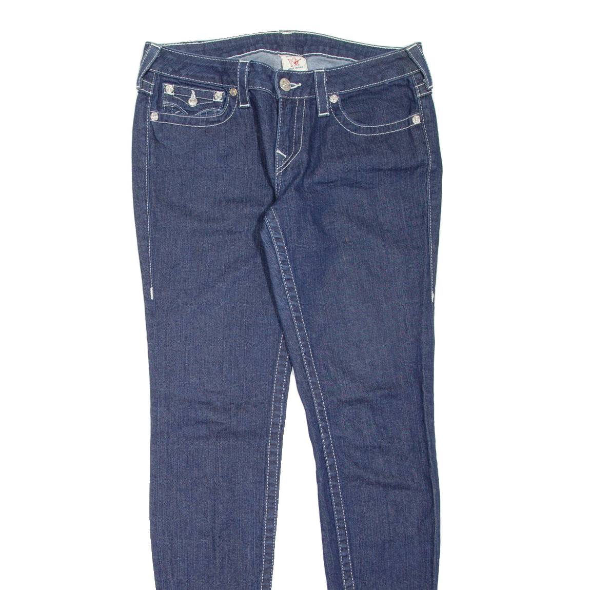 TRUE RELIGION Julie Womens Jeans Blue Slim Skinny W31 L34
