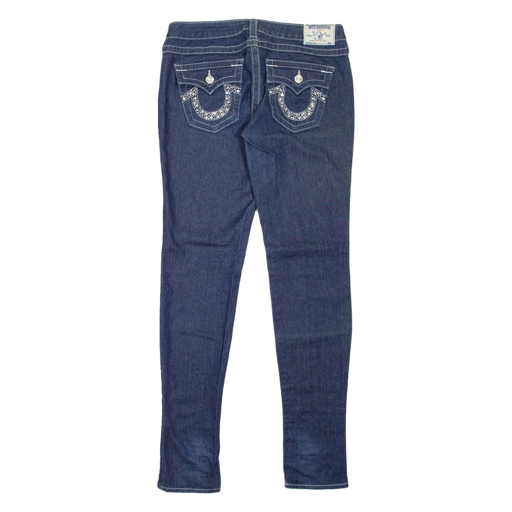 TRUE RELIGION Julie Womens Jeans Blue Slim Skinny W31 L34