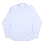 ADIDAS Mens White Cotton Shirt L Classic Button Down Long Sleeve Casual