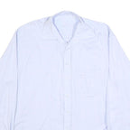 ADIDAS Mens White Cotton Shirt L Classic Button Down Long Sleeve Casual