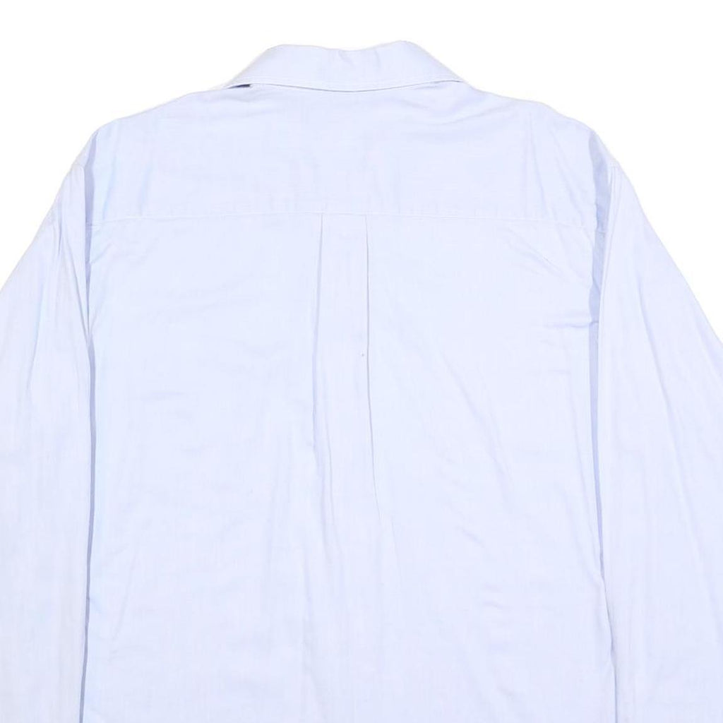 ADIDAS Mens White Cotton Shirt L Classic Button Down Long Sleeve Casual