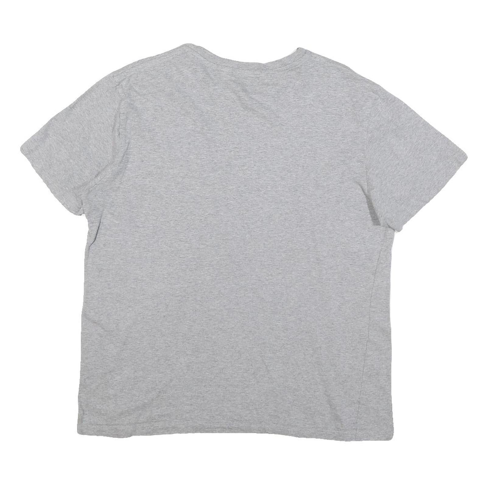 LEVI'S Mens Grey L T-Shirt Short Sleeve Crew Neck Cotton Blend Logo Print