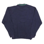 BOSTON TRADERS Mens Navy Blue Green Crew Neck M Golf Sport Sweatshirt