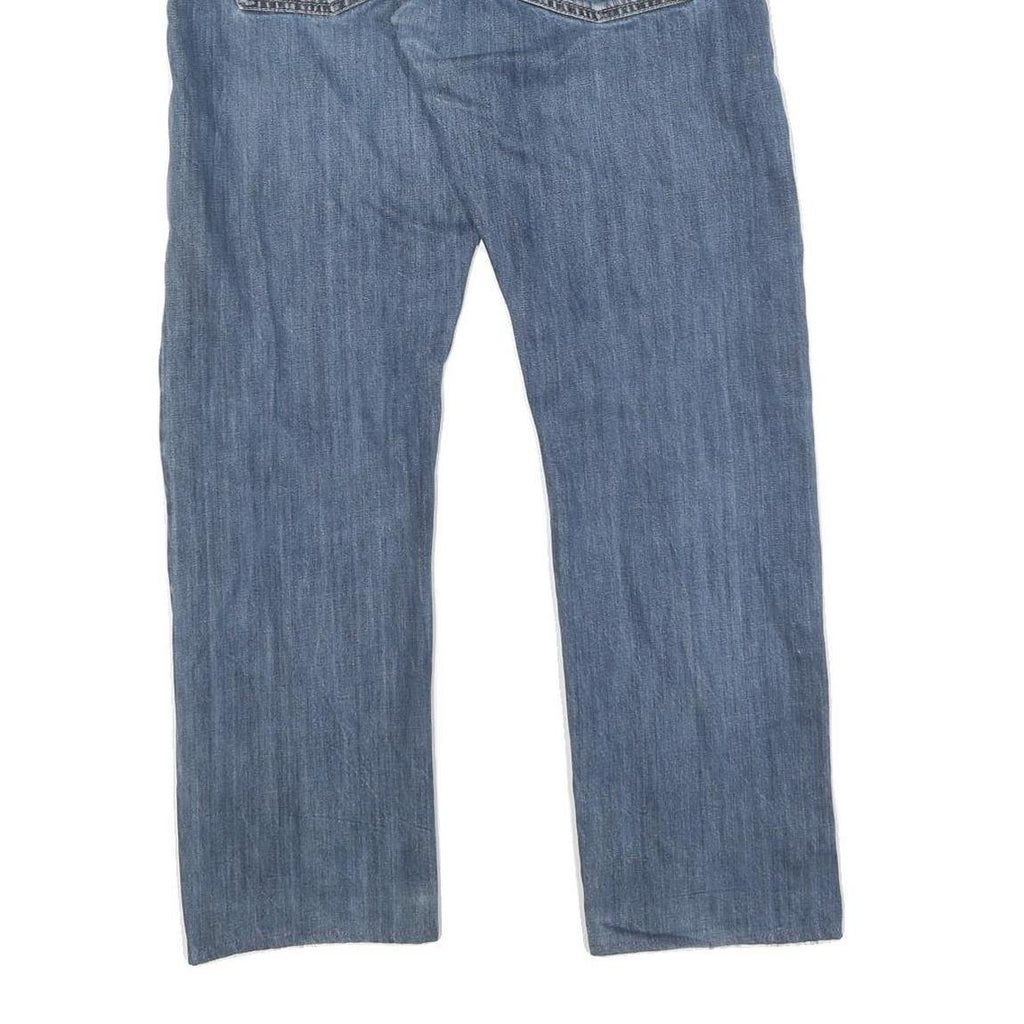 DICKIES Mens Regular Fit Blue Cotton Denim Jeans W31 L28 Button Closure Casual