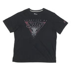 NIKE Mens Black Salty Layers Graphic T-Shirt XL Short Sleeve Crew Neck